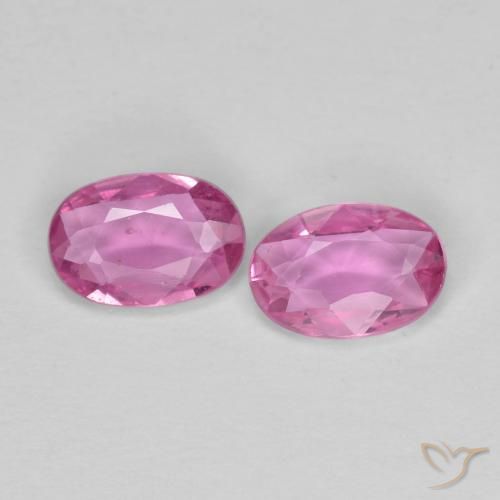 0.98ctw Naturel Rose pourpre royal Saphir, ovale, VVS-VS