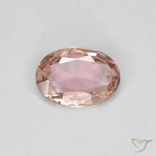 0.60ct Naturel Rose clair Saphir, ovale, VS
