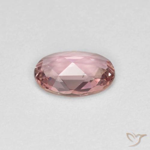 Saphir Rose clair naturelle ovale, 0.60 ct, VS