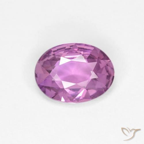 0.71ct Naturel Pourpre moyen-léger Saphir, ovale, VVS-VS