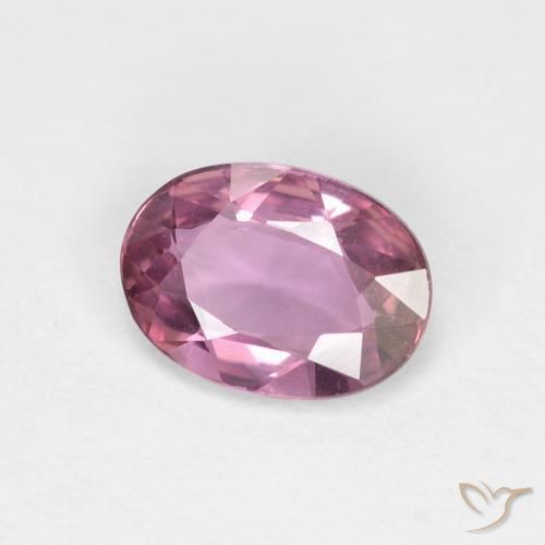 Saphir Magenta léger naturelle ovale, 0.86 ct, VVS-VS