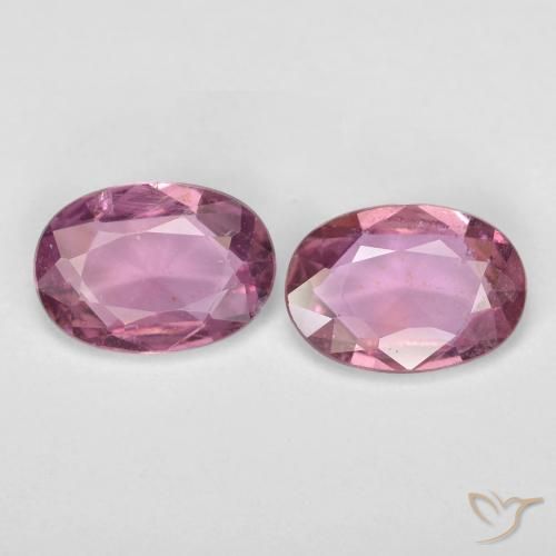 1.56ctw Naturel Pourpre moyen Saphir, ovale, VS