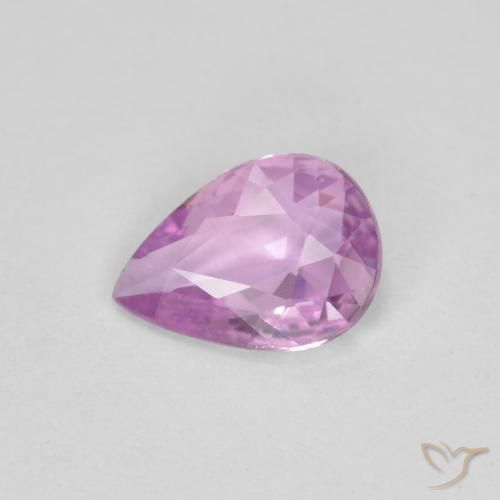 0.56ct Naturel Pourpre moyen Saphir, En forme de poire, VS