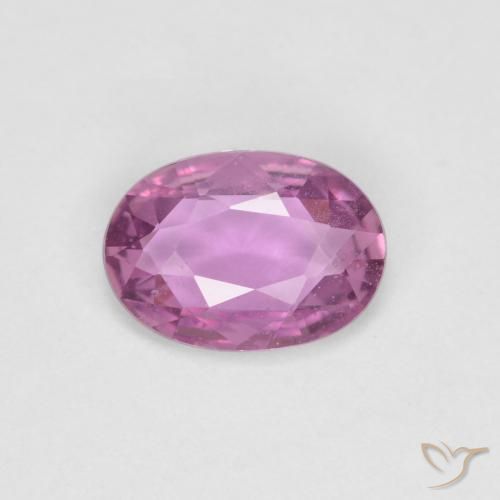 0.71ct Naturel Violet clair Saphir, ovale, VS