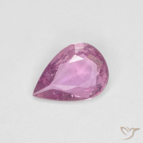 0.56ct Naturel Magenta léger Saphir, En forme de poire, VS
