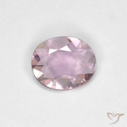 0.46ct Naturel Violet Rosâtre Saphir, ovale, VVS
