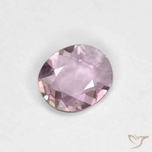 Saphir Violet Rosâtre naturelle ovale, 0.46 ct, VVS
