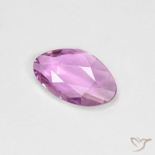 0.68ct Naturel Pourpre rosâtre profond Saphir, Fantaisie, VVS