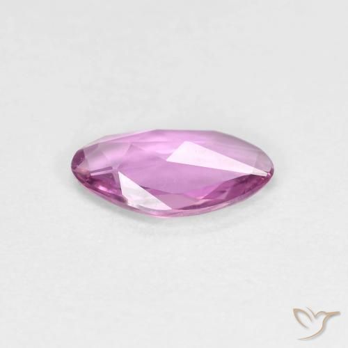 Saphir Pourpre rosâtre profond naturelle Fantaisie, 0.68 ct, VVS