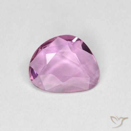 0.76ct Naturel Violet Rosâtre Saphir, Fantaisie, VVS
