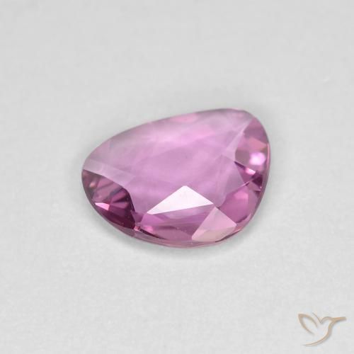 Saphir Violet Rosâtre naturelle Fantaisie, 0.76 ct, VVS