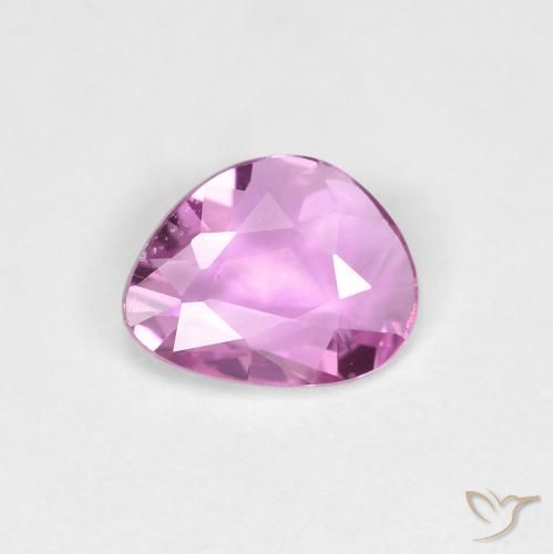 0.66ct Naturel Violet Rosâtre Saphir, Fantaisie, VS