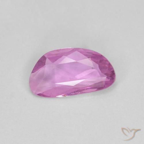 0.67ct Naturel Pourpre rosâtre intense Saphir, Fantaisie, VS
