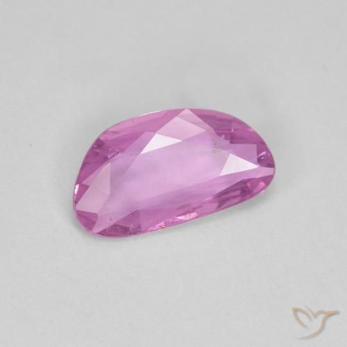 Saphir Pourpre rosâtre intense naturelle Fantaisie, 0.67 ct, VS