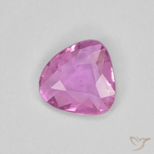 0.71ct Naturel Violet Rosâtre Saphir, Fantaisie, VS