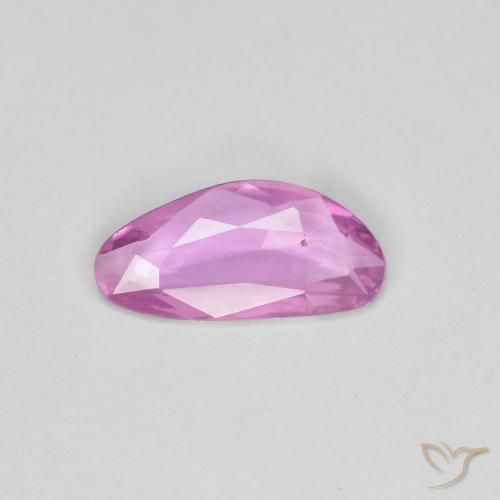 0.62ct Naturel Pourpre rosâtre intense Saphir, Fantaisie, VS
