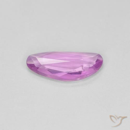 Saphir Pourpre rosâtre intense naturelle Fantaisie, 0.62 ct, VS