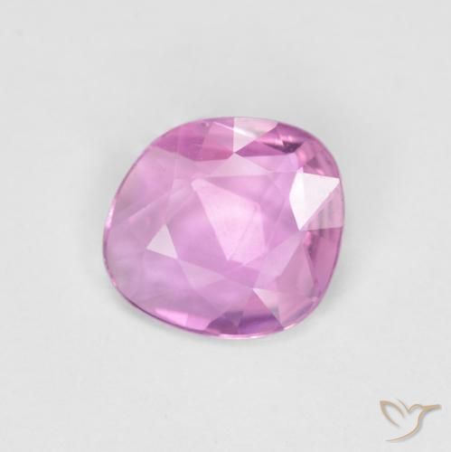 Saphir Violet Rosâtre naturelle Fantaisie, 0.77 ct, VS