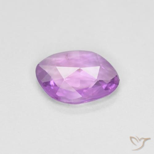 Saphir Pourpre électrique naturelle Fantaisie, 0.62 ct, VS