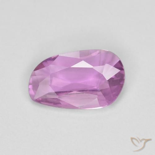 0.69ct Naturel Pourpre rosâtre profond Saphir, Fantaisie, VS