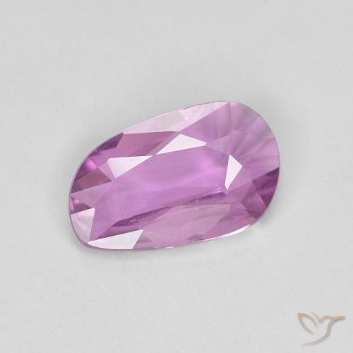 Saphir Pourpre rosâtre profond naturelle Fantaisie, 0.69 ct, VS