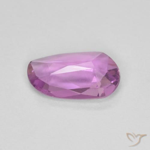Saphir Pourpre rosâtre profond naturelle Fantaisie, 0.69 ct, VS