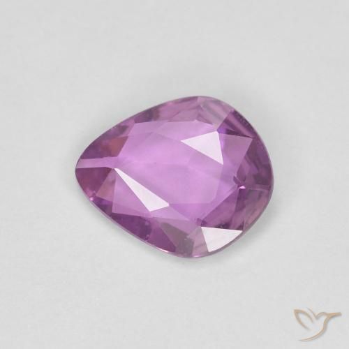 Saphir Pourpre intense naturelle Fantaisie, 0.73 ct, VS