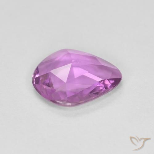 Saphir Pourpre intense naturelle Fantaisie, 0.73 ct, VS