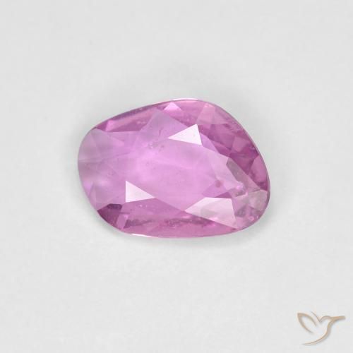 0.72ct Naturel Pourpre rosâtre intense Saphir, Fantaisie, VS
