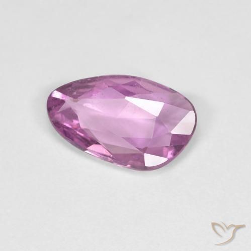 0.87ct Naturel Pourpre rosâtre profond Saphir, Fantaisie, VS, Photo A