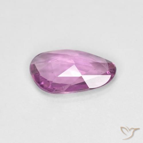 Saphir Pourpre rosâtre profond naturelle Fantaisie, 0.87 ct, VS