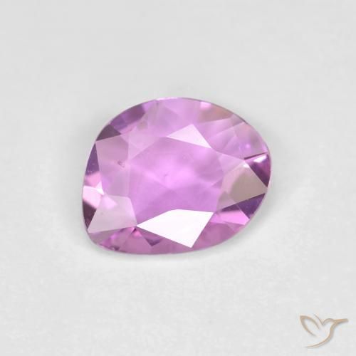 0.56ct Naturel Violet Rosâtre Saphir, Fantaisie, VVS-VS