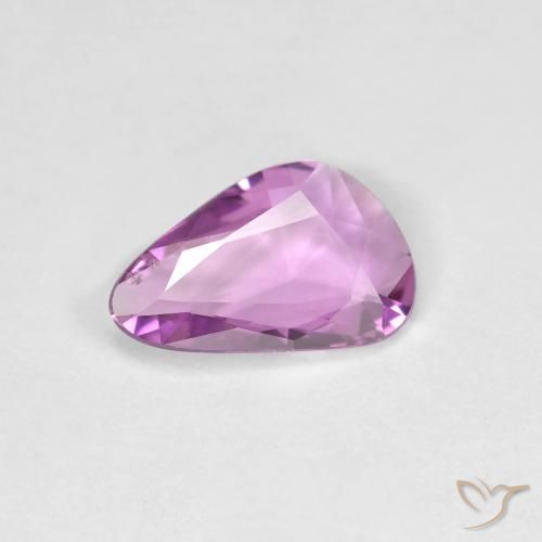 0.72ct Naturel Pourpre rosâtre intense Saphir, Fantaisie, VVS-VS
