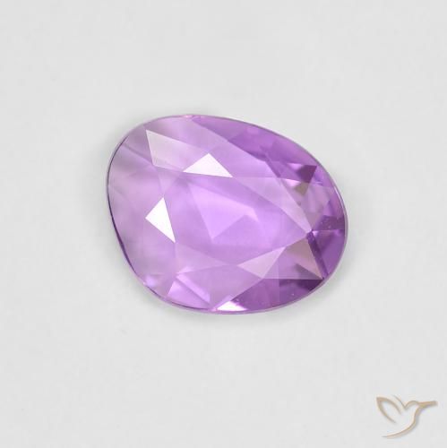 0.61ct Naturel Pourpre lilas Saphir, Fantaisie, VVS-VS