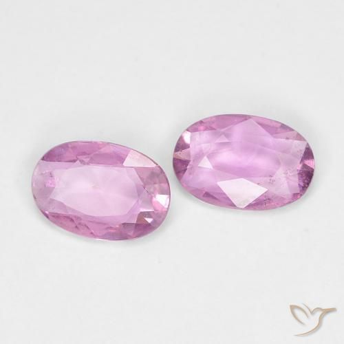 Shop natural 0.74ct Rose pourpre royal léger Saphir gems, ovale, from Tanzanie at GemSelect. In stock, global shipping!