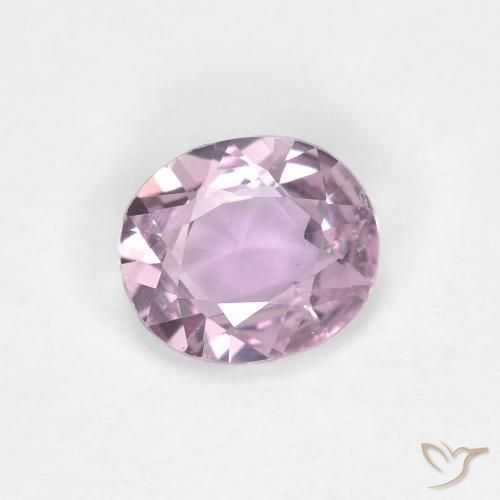 Saphir Lavande naturelle ovale, 0.66 ct, VVS-VS