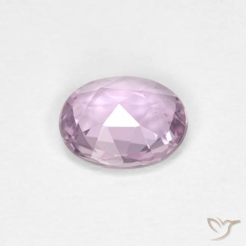 Saphir Lavande naturelle ovale, 0.66 ct, VVS-VS