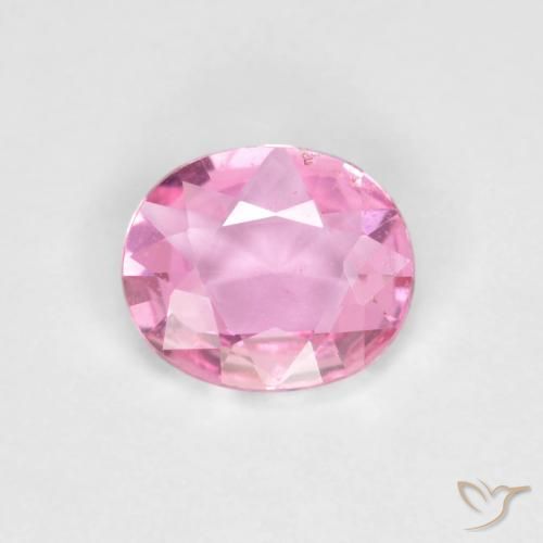 0.57ct Naturel Rose Saphir, ovale, VVS-VS