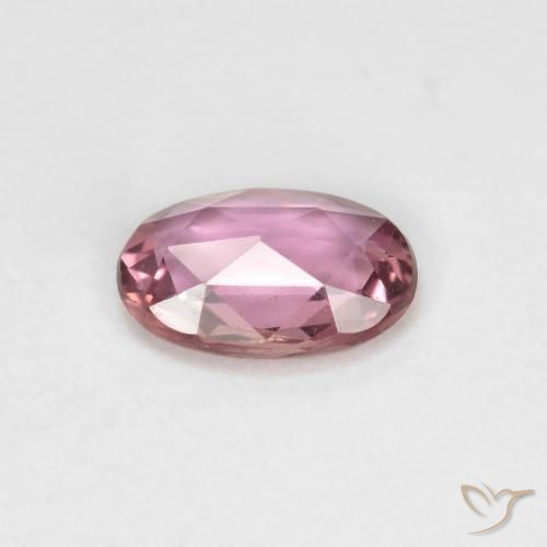 Saphir Magenta moyen naturelle ovale, 0.49 ct, VVS-VS