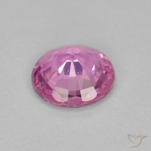 Saphir Rose pourpre royal naturelle Tour, 0.61 ct, VS