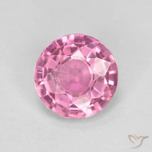 0.61ct Naturel Rose moyen Saphir, Tour, VS