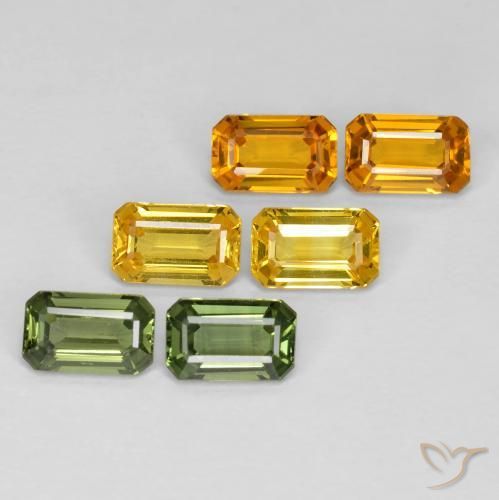 Shop natural 2.54ct Multicolore Saphir gems, Octogone / coupe Émeraude, from Tanzanie at GemSelect. In stock, global shipping!