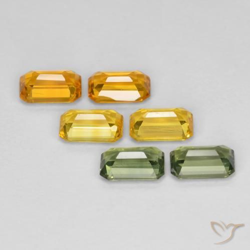 Shop natural 2.54ct Multicolore Saphir gems, Octogone / coupe Émeraude, from Tanzanie at GemSelect. In stock, global shipping!
