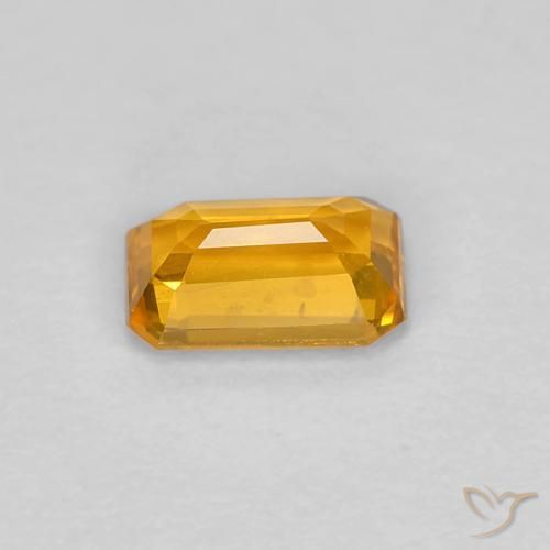 Saphir Or naturelle Octogone / coupe Émeraude, 0.46 ct, VVS