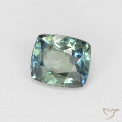 Saphir Multicolore naturelle Coussin, 1.19 ct, VVS-VS