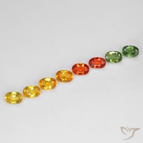 Shop natural 4.66ct Multicolore Saphir gems, ovale, from Tanzanie at GemSelect. In stock, global shipping!