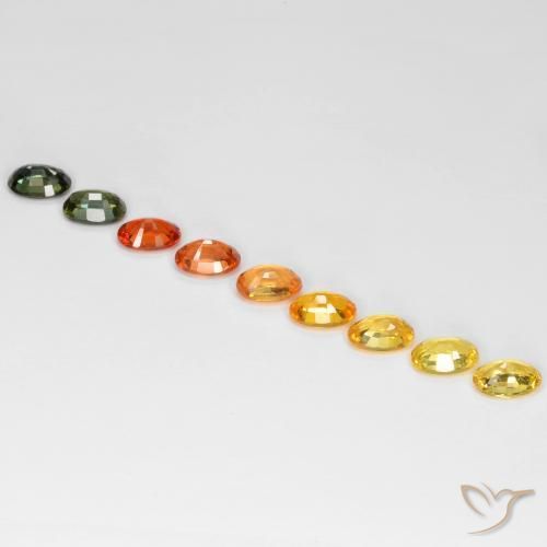 Shop natural 5.84ct Multicolore Saphir gems, ovale, from Tanzanie at GemSelect. In stock, global shipping!