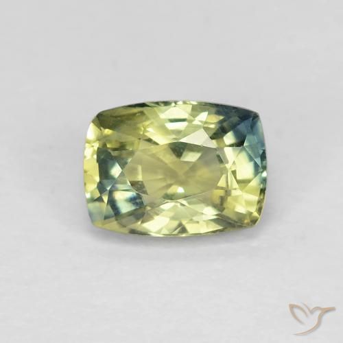 1.18ct Naturel Multicolore Saphir, Coussin, VS