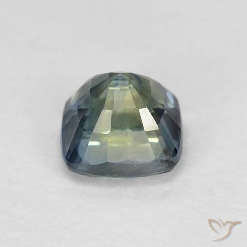 Saphir Multicolore naturelle Coussin, 0.98 ct, VS
