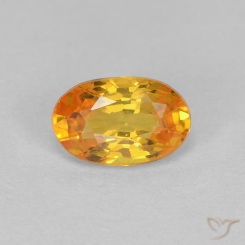 0.61ct Naturel Or Saphir, ovale, VVS
